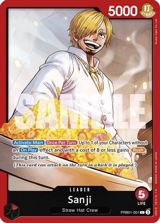 Sanji (PRB01-001) (PRB01-001) [Premium Booster -The Best-] - Deck Out Gaming