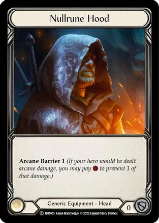 Nullrune Hood (1HD003) [Historic Pack 1 Blitz Deck: Dash] - Deck Out Gaming