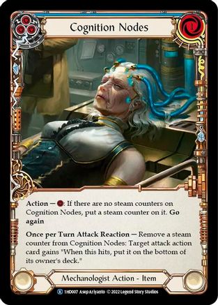 Cognition Nodes (Blue) (1HD007) [Historic Pack 1 Blitz Deck: Dash] - Deck Out Gaming