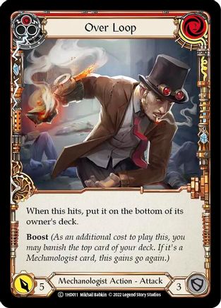 Over Loop (Red) (1HD011) [Historic Pack 1 Blitz Deck: Dash] - Deck Out Gaming