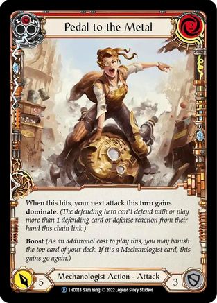 Pedal to the Metal (Red) (1HD013) [Historic Pack 1 Blitz Deck: Dash] - Deck Out Gaming