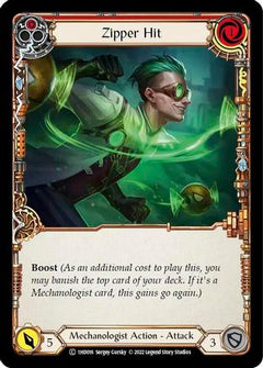 Zipper Hit (Red) (1HD016) [Historic Pack 1 Blitz Deck: Dash] - Deck Out Gaming