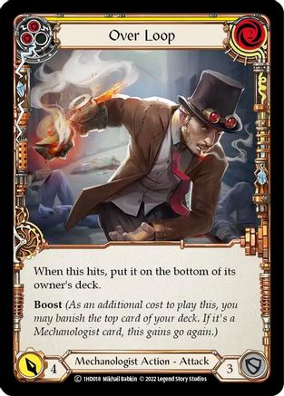Over Loop (Yellow) (1HD018) [Historic Pack 1 Blitz Deck: Dash] - Deck Out Gaming