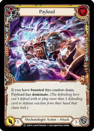 Payload (Yellow) (1HD019) [Historic Pack 1 Blitz Deck: Dash] - Deck Out Gaming