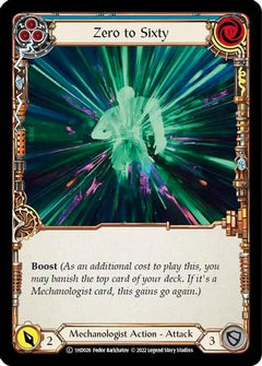 Zero to Sixty (Blue) (1HD026) [Historic Pack 1 Blitz Deck: Dash] - Deck Out Gaming