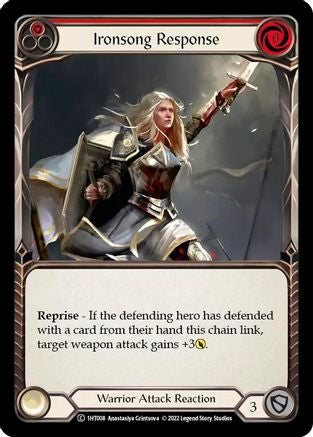 Ironsong Response (Red) (1HT008) [Historic Pack 1 Blitz Deck: Dorinthea] - Deck Out Gaming