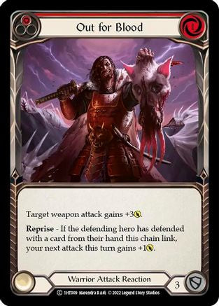 Out for Blood (Red) (1HT009) [Historic Pack 1 Blitz Deck: Dorinthea] - Deck Out Gaming
