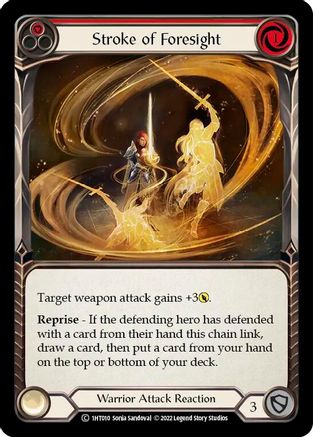 Stroke of Foresight (Red) (1HT010) [Historic Pack 1 Blitz Deck: Dorinthea] - Deck Out Gaming
