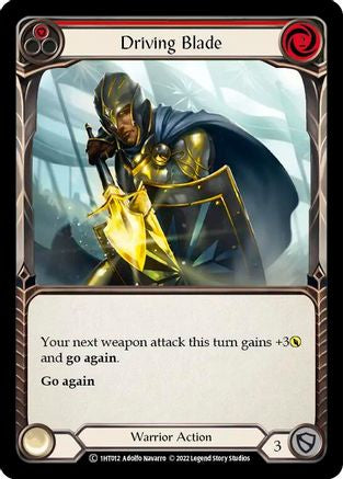 Driving Blade (Red) (1HT012) [Historic Pack 1 Blitz Deck: Dorinthea] - Deck Out Gaming