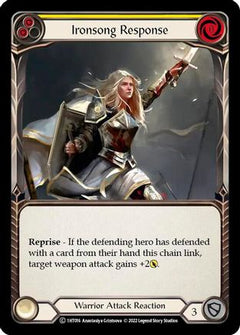 Ironsong Response (Yellow) (1HT016) [Historic Pack 1 Blitz Deck: Dorinthea] - Deck Out Gaming