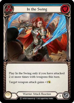 In the Swing (Blue) (1HT020) [Historic Pack 1 Blitz Deck: Dorinthea] - Deck Out Gaming