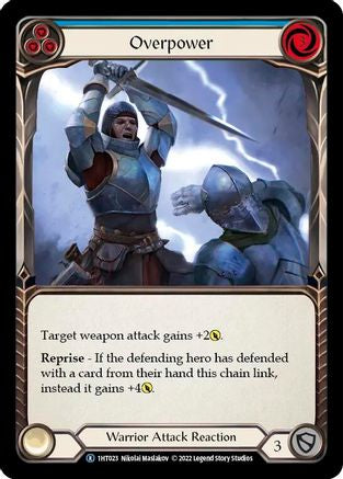 Overpower (Blue) (1HT023) [Historic Pack 1 Blitz Deck: Dorinthea] - Deck Out Gaming