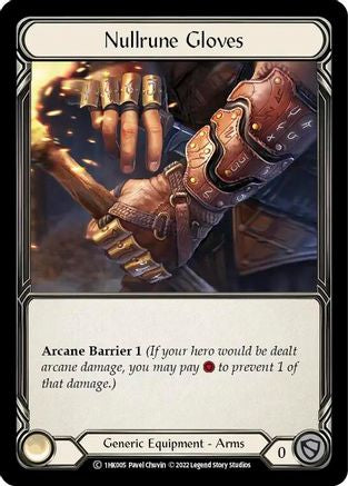 Nullrune Gloves (1HK005) [Historic Pack 1 Blitz Deck: Kano] - Deck Out Gaming