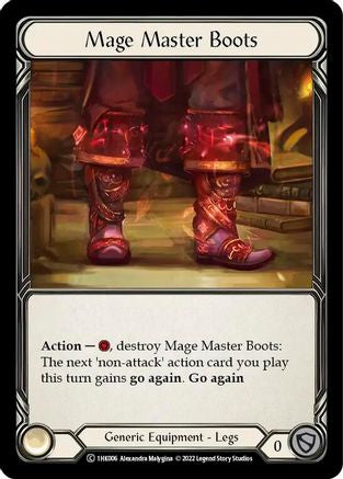 Mage Master Boots (1HK006) [Historic Pack 1 Blitz Deck: Kano] - Deck Out Gaming
