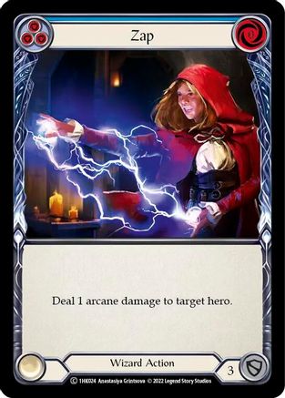 Zap (Blue) (1HK024) [Historic Pack 1 Blitz Deck: Kano] - Deck Out Gaming