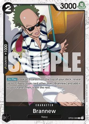 Brannew (Jolly Roger Foil) (OP03-089) [Premium Booster -The Best-] Foil - Deck Out Gaming