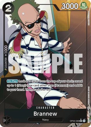 Brannew (Full Art) (OP03-089) [Premium Booster -The Best-] Foil - Deck Out Gaming