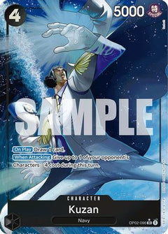 Kuzan (OP02-096) (Alternate Art) (OP02-096) [Premium Booster -The Best-] Foil - Deck Out Gaming