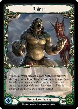 Rhinar (1HR001) [Historic Pack 1 Blitz Deck: Rhinar] - Deck Out Gaming