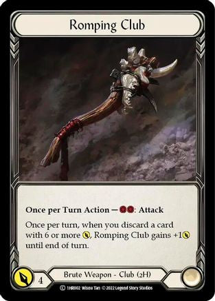 Romping Club (1HR002) [Historic Pack 1 Blitz Deck: Rhinar] - Deck Out Gaming