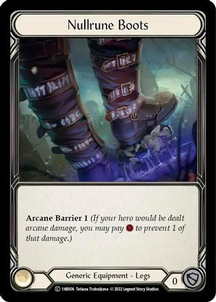 Nullrune Boots (1HR006) [Historic Pack 1 Blitz Deck: Rhinar] - Deck Out Gaming