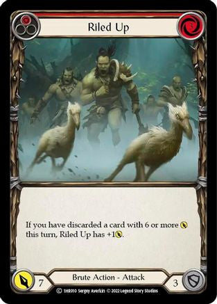 Riled Up (Red) (1HR010) [Historic Pack 1 Blitz Deck: Rhinar] - Deck Out Gaming