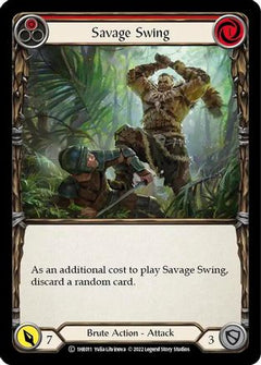Savage Swing (Red) (1HR011) [Historic Pack 1 Blitz Deck: Rhinar] - Deck Out Gaming