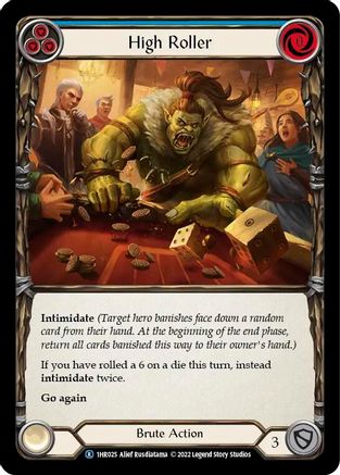 High Roller (Blue) (1HR025) [Historic Pack 1 Blitz Deck: Rhinar] - Deck Out Gaming
