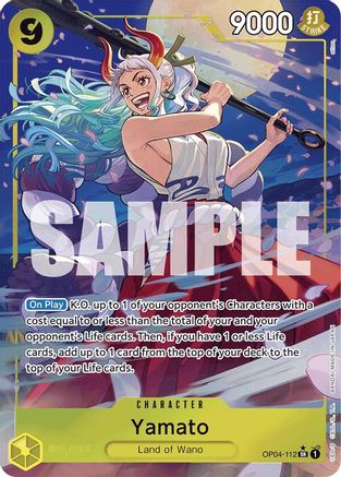 Yamato (OP04-112) (Alternate Art) (OP04-112) [Premium Booster -The Best-] Foil - Deck Out Gaming