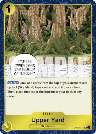 Upper Yard (Jolly Roger Foil) (OP05-117) [Premium Booster -The Best-] Foil - Deck Out Gaming