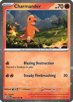 Charmander - 004/165 (Cosmos Holo) (4) [Miscellaneous Cards & Products] Holofoil - Deck Out Gaming