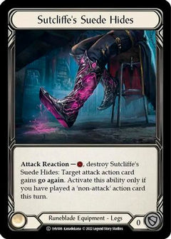 Sutcliffe's Suede Hides (1HV006) [Historic Pack 1 Blitz Deck: Viserai] - Deck Out Gaming