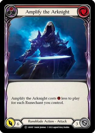 Amplify the Arknight (Red) (1HV007) [Historic Pack 1 Blitz Deck: Viserai] - Deck Out Gaming
