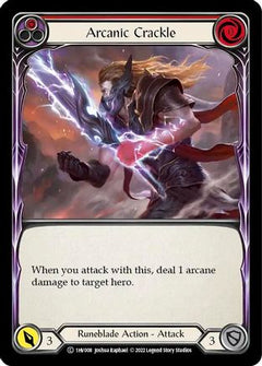 Arcanic Crackle (Red) (1HV008) [Historic Pack 1 Blitz Deck: Viserai] - Deck Out Gaming