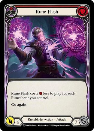 Rune Flash (Red) (1HV010) [Historic Pack 1 Blitz Deck: Viserai] - Deck Out Gaming