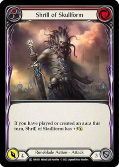 Shrill of Skullform (Red) (1HV011) [Historic Pack 1 Blitz Deck: Viserai] - Deck Out Gaming