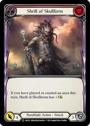 Shrill of Skullform (Red) (1HV011) [Historic Pack 1 Blitz Deck: Viserai] - Deck Out Gaming