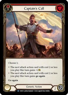 Captain's Call (Red) (1HV013) [Historic Pack 1 Blitz Deck: Viserai] - Deck Out Gaming