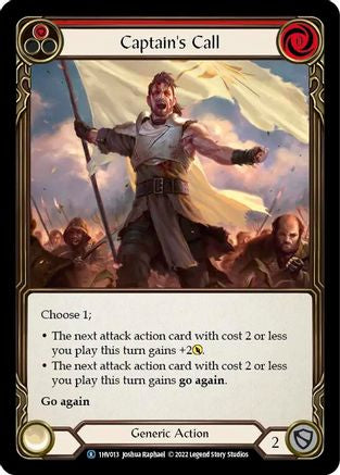 Captain's Call (Red) (1HV013) [Historic Pack 1 Blitz Deck: Viserai] - Deck Out Gaming