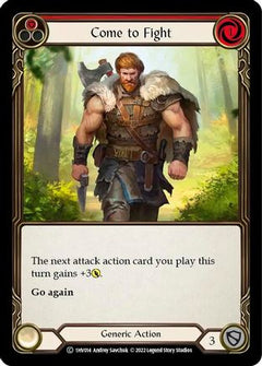 Come to Fight (Red) (1HV014) [Historic Pack 1 Blitz Deck: Viserai] - Deck Out Gaming
