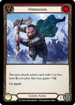 Minnowism (Red) (1HV016) [Historic Pack 1 Blitz Deck: Viserai] - Deck Out Gaming