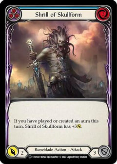 Shrill of Skullform (Blue) (1HV022) [Historic Pack 1 Blitz Deck: Viserai] - Deck Out Gaming