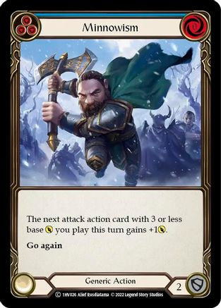 Minnowism (Blue) (1HV026) [Historic Pack 1 Blitz Deck: Viserai] - Deck Out Gaming