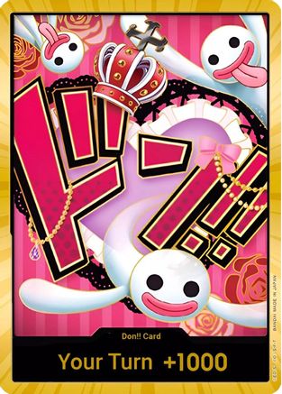 DON!! Card (Perona) (Gold) [Premium Booster -The Best-] Foil - Deck Out Gaming