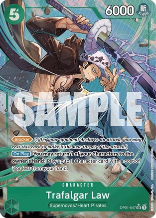 Trafalgar Law (OP01-047) (Alternate Art) (OP01-047) [Premium Booster -The Best-] Foil - Deck Out Gaming