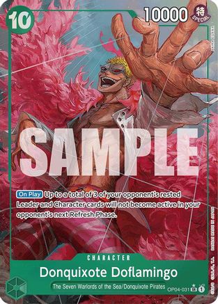Donquixote Doflamingo (Alternate Art) (OP04-031) [Premium Booster -The Best-] Foil - Deck Out Gaming