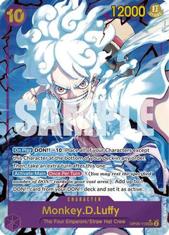 Monkey.D.Luffy (OP05-119) (Alternate Art) (OP05-119) [Premium Booster -The Best-] Foil - Deck Out Gaming