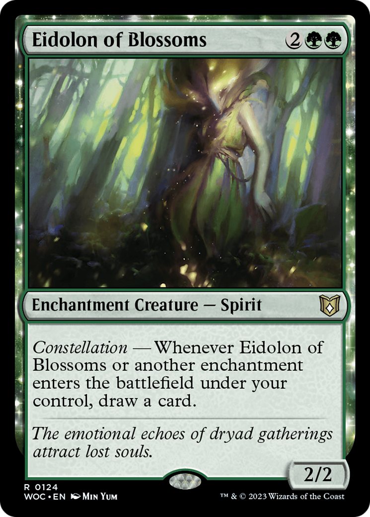 Eidolon of Blossoms (124) [Wilds of Eldraine Commander] - Deck Out Gaming
