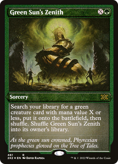 Green Sun's Zenith (Foil Etched) (461) [Double Masters 2022] foil - Deck Out Gaming