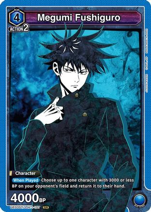 Megumi Fushiguro (107) (UE03ST/JJK-1-107) [Jujutsu Kaisen Starter Deck] Foil - Deck Out Gaming
